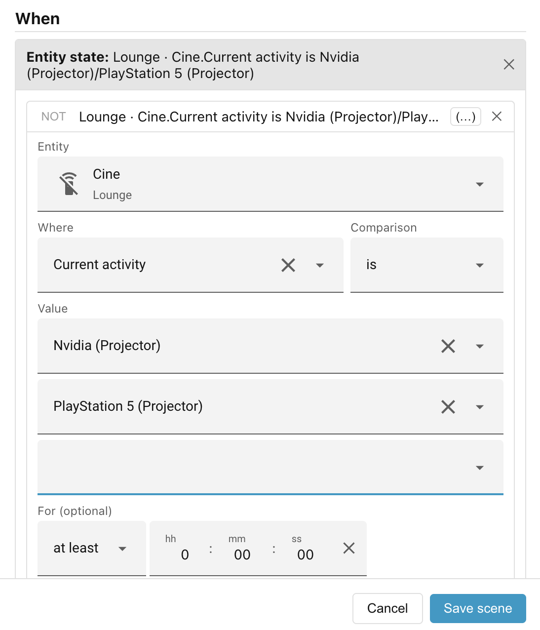 Text value comparison.