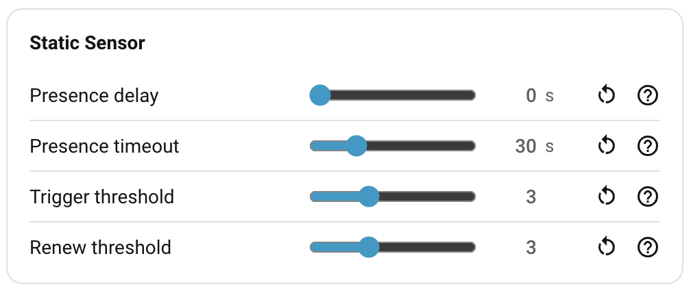 Static sensor calibration. Static sensor calibration.